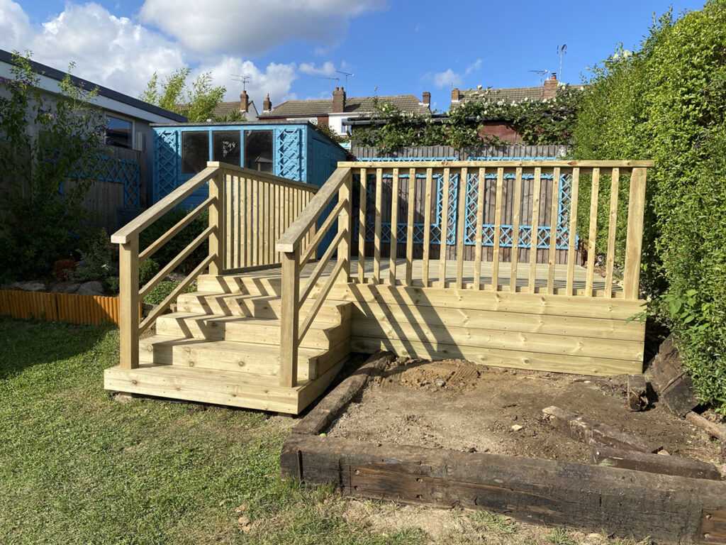 raised decking