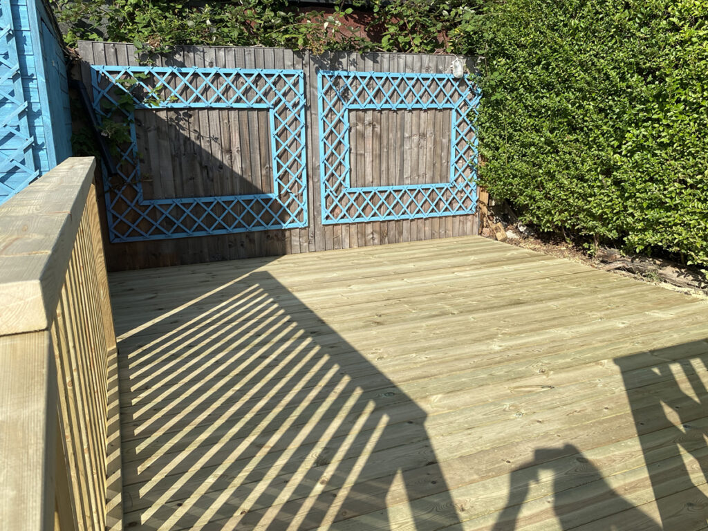 raised decking