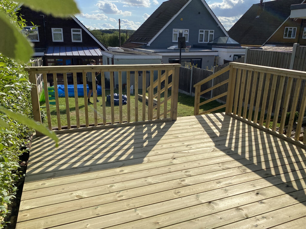 raised decking
