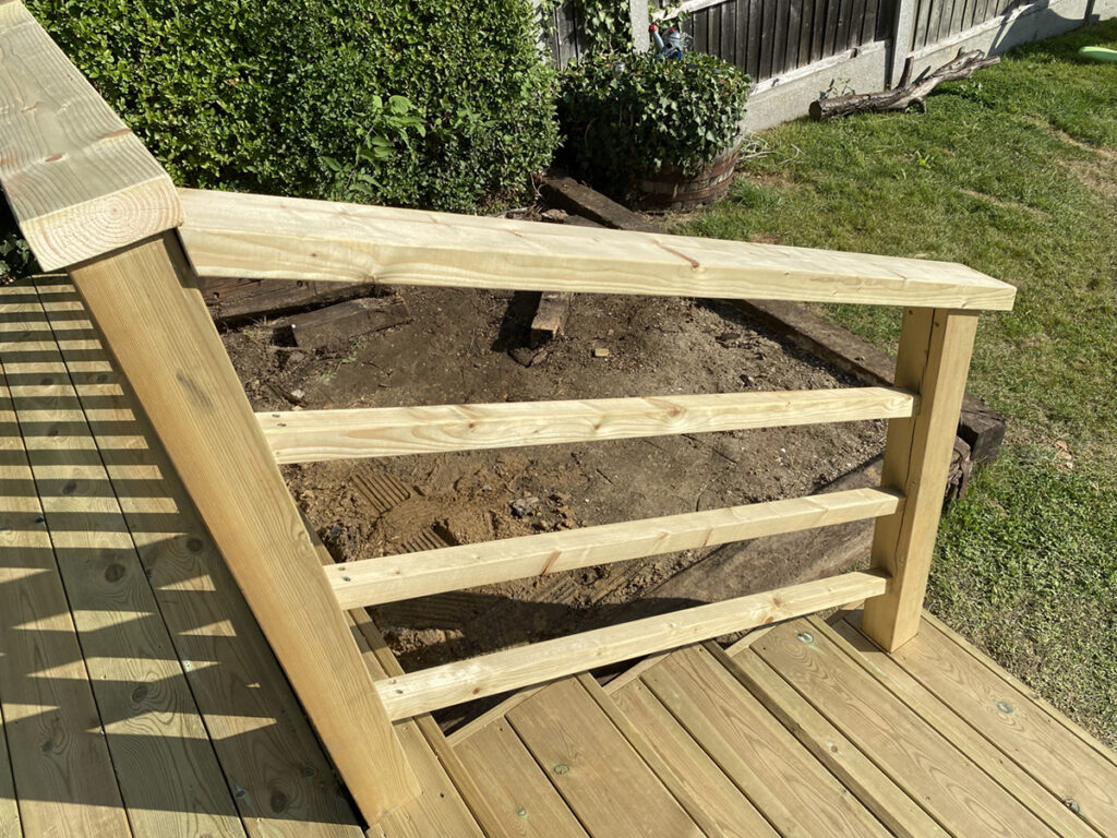 raised decking