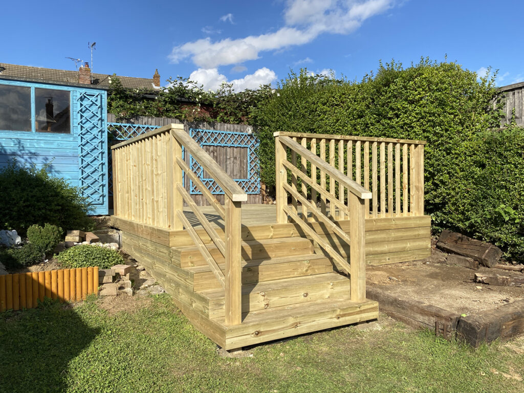 raised decking