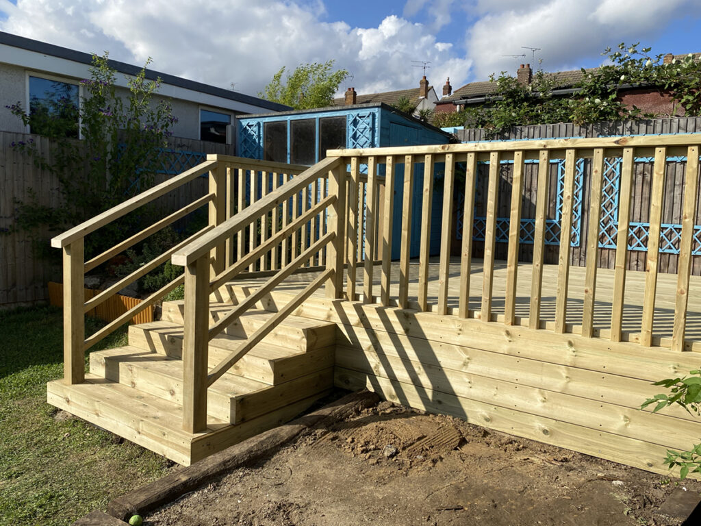 raised decking