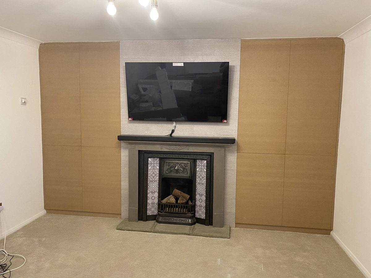 FEATURE WALL CUPBOARDS