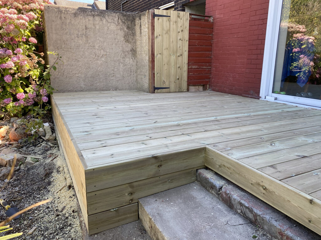 raised decking
