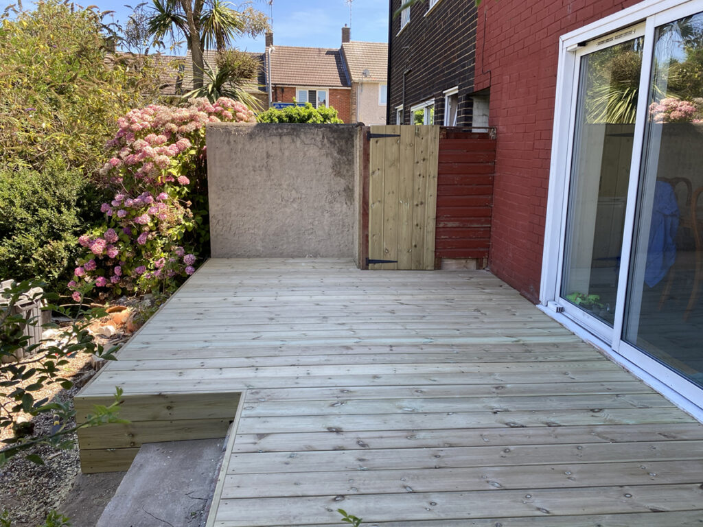 raised decking