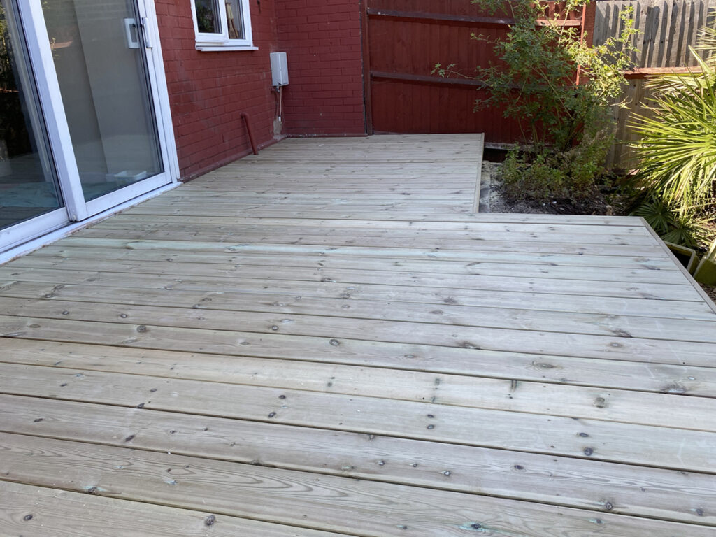 raised decking