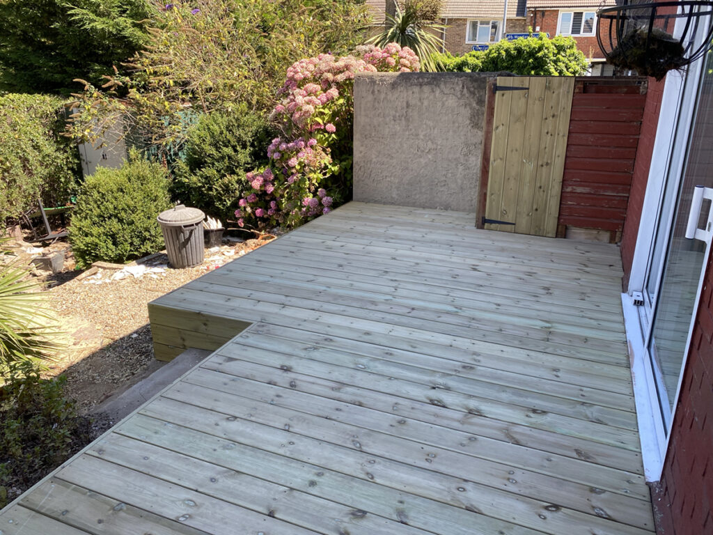 raised decking