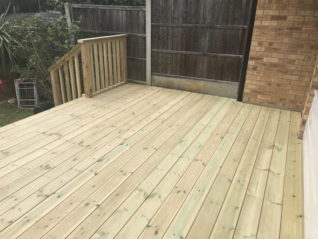 raised decking