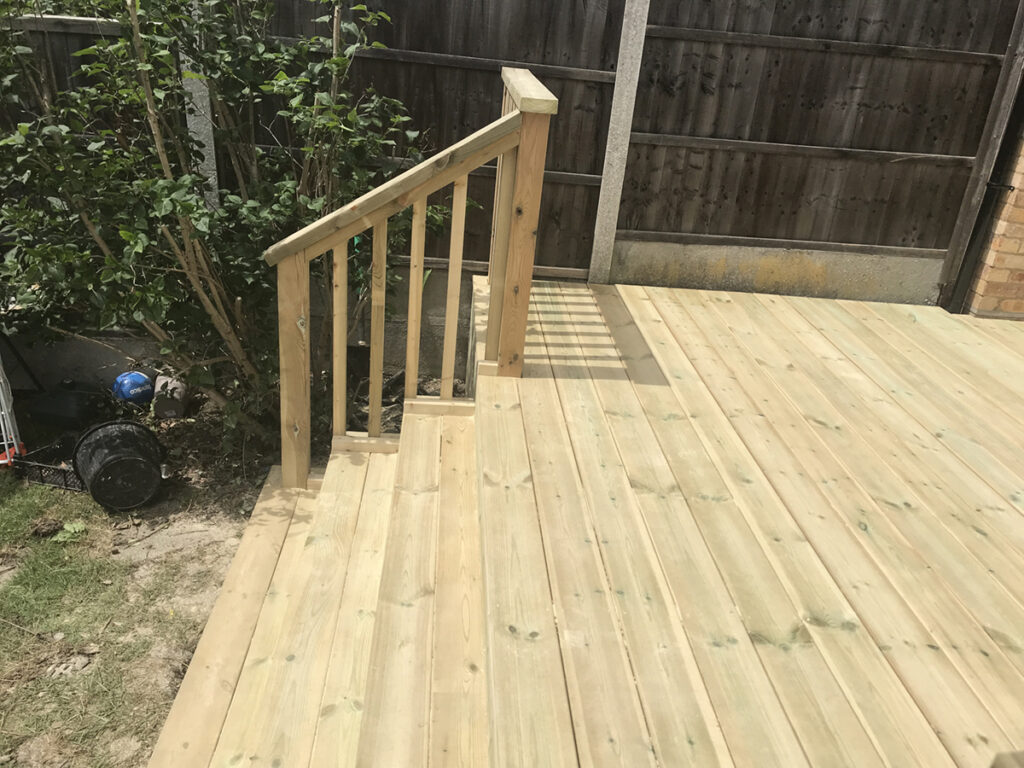 raised decking