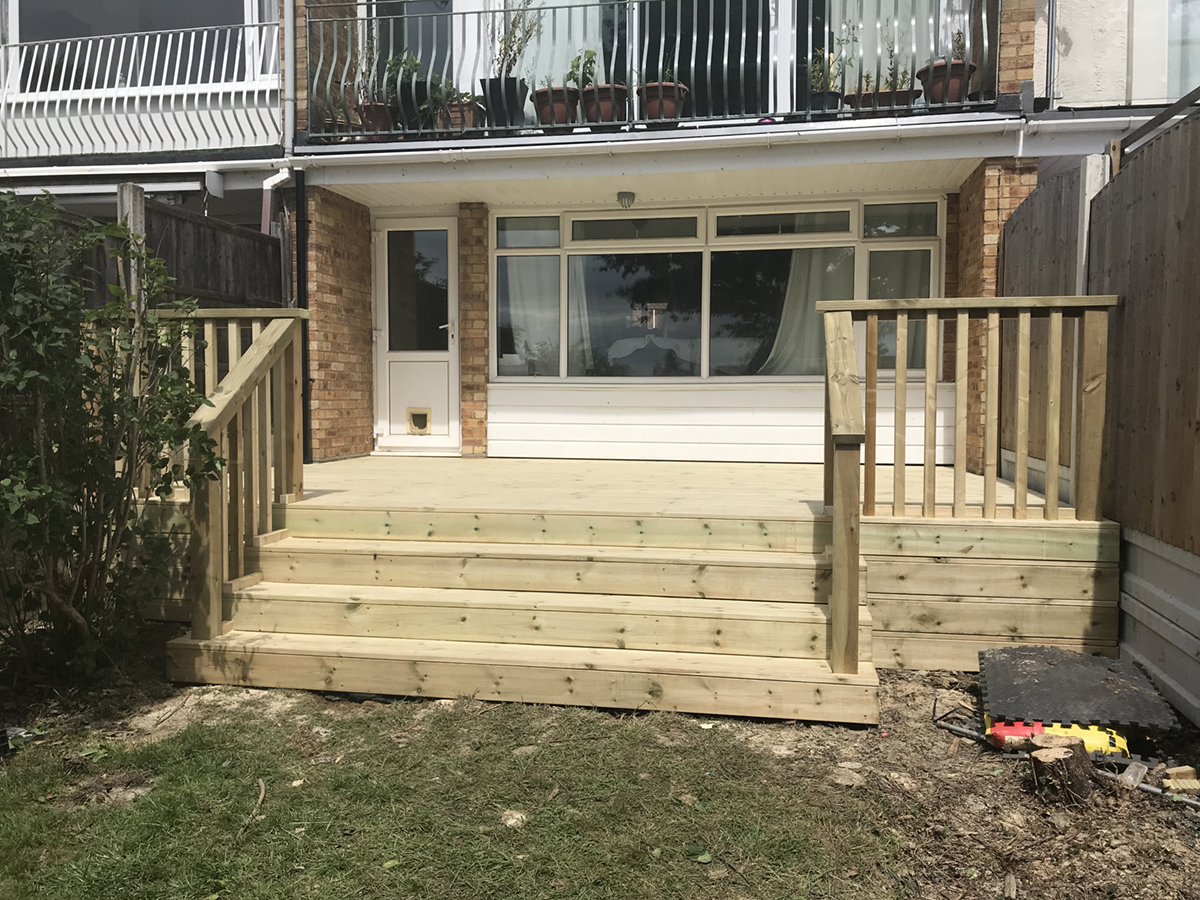raised decking