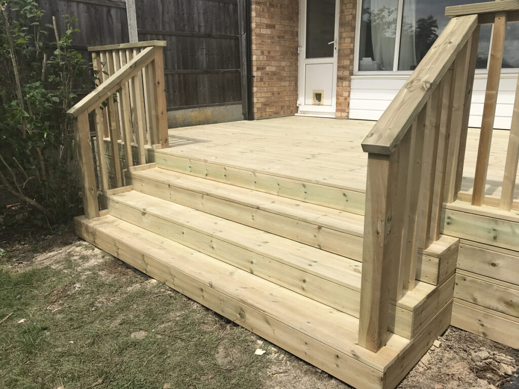 raised decking