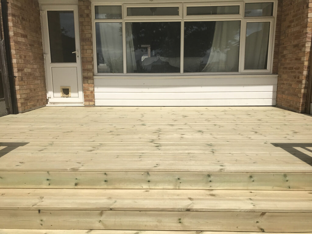 raised decking
