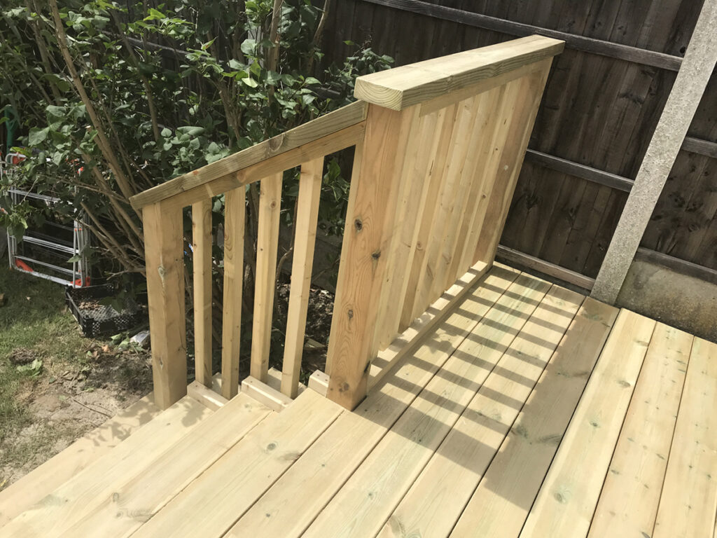 raised decking