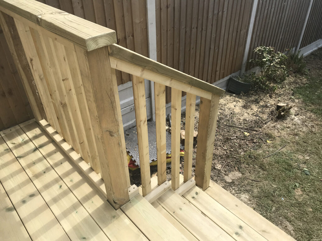 raised decking