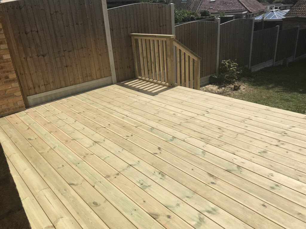 raised decking