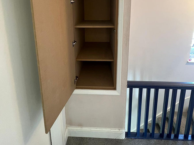 OVER STAIRS STORAGE
